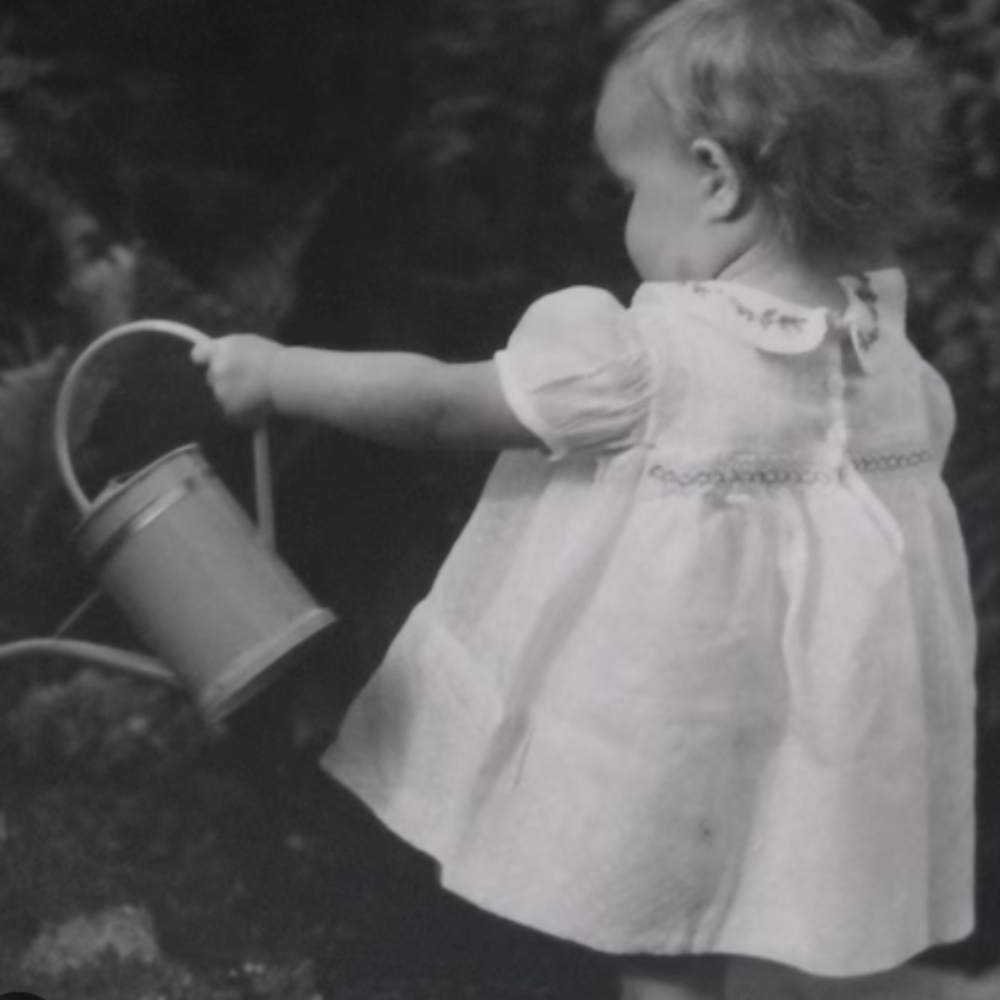 Vintage White Kids Formal Dress